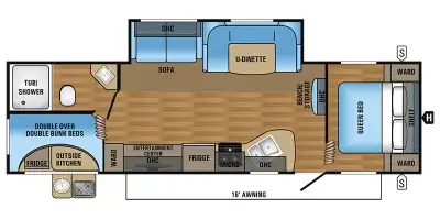 2017 Jayco Jayflight 284bhs Great Shape, clean. Comes with cover and Husky sway bar hitch.