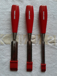 Wood Chisels, 3 Piece Set