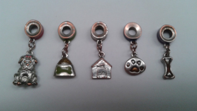 FIVE "DOG " CHARMS in Jewellery & Watches in Kitchener / Waterloo