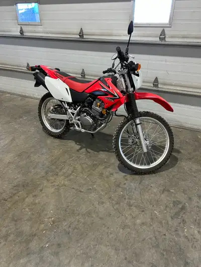 2008 Honda crf230L with only 578km. Looks, runs and rides like new. Key ignition bypassed to switch....