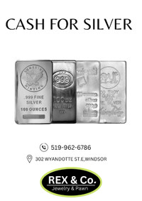 WE WILL BUY ALL YOUR SILVER. GET INSTANT CASH