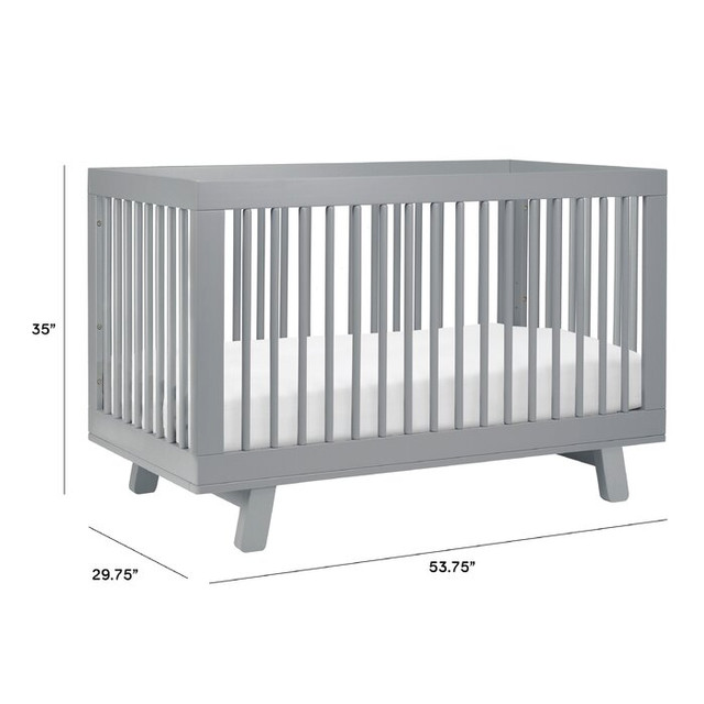 Convertible Crib / Toddler bed with reversable mattress in Cribs in Calgary - Image 2