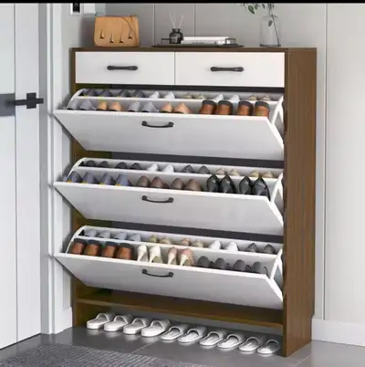 shoe organizer Cabinet 100x24x124” new in box, View more