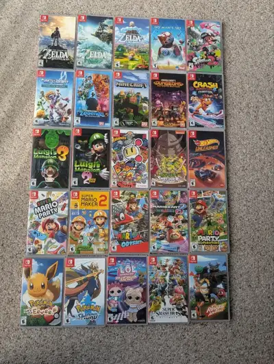  Nintendo Switch Games Collection – Zelda, Mario, Pokémon, View more