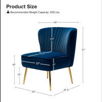 Accent Chairs blue