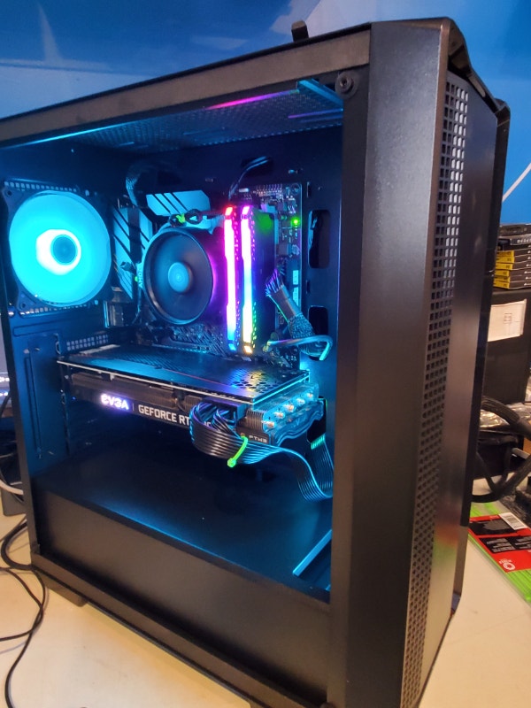 CUSTOM BUILD AMD RYZEN 5 5600X 16GB 512GB M.2 3060TI WIN 11 PRO ...