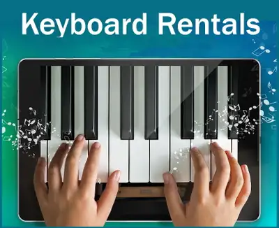 Yes,Rainbow Music Shop RENTS keyboards too !, View more