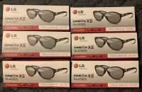 LG Cinema 3D Glasses AG-F310, 2 glasses per box. NEW