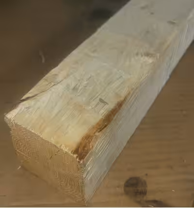 Fire wood 2 cubic feet 18pcs of 3.5x3.5x16" wooden bars