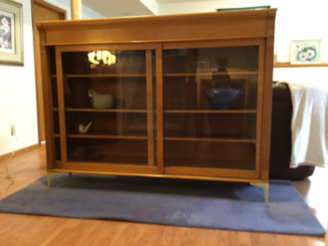 Repurposed antique display cabinet in Hutches & Display Cabinets in Saskatoon