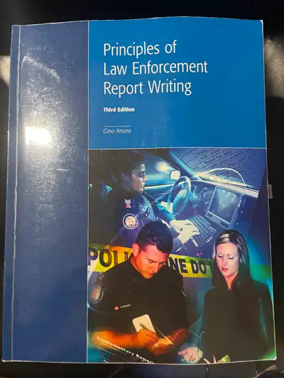 Principles of Law Enforcement Book, View more