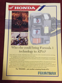 2000 Honda Fourtrax TRX450ES Original Ad