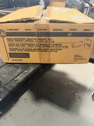 lawn tractor rear weight kit , View more