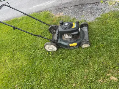 Yard-Man Push mower runs good haven’t used it since last fall but just started it and still runs. co...