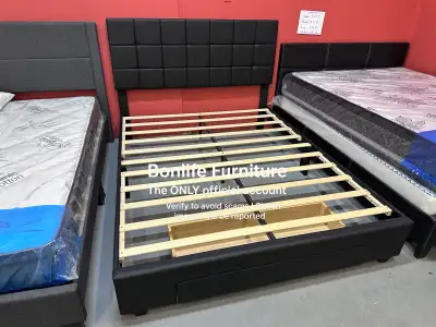 queen storage bed frame , View more