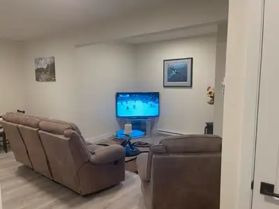 1 bedroom ground level entry fully furnished suite for rent. Perfect for someone who will be working...