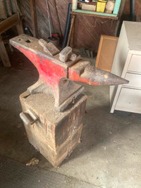 Peter Wright Anvil and Accessories