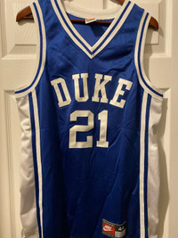 Duke basketball jersey, size Large - excellent condition