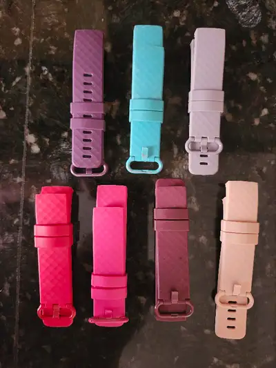 7 Wrist straps for Fitbit Charge 3 or 4