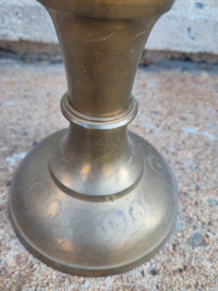 Brass vase hand crafted