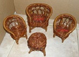 Vintage Antique Wicker Doll Furniture Set in Arts & Collectibles in Oakville / Halton Region - Image 4