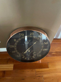 Thermometer & clock 