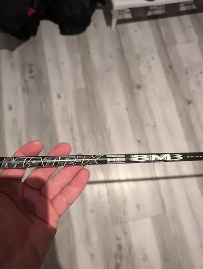 7 Wood shaft - Matrix black 83g x stiff shaft, View more