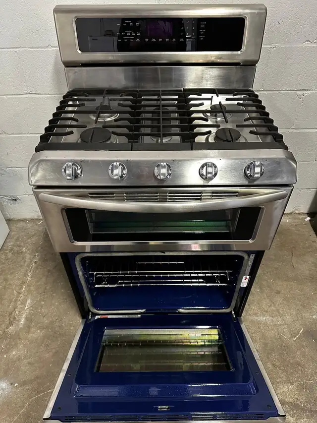—Gas Dual Double Oven “KITCHEN AID” 30 inch in Stoves, Ovens & Ranges in Barrie - Image 3