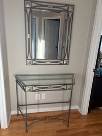 Ensemble console et miroir en métal Longueuil / South Shore Greater Montréal Preview