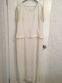 Long ivory gown