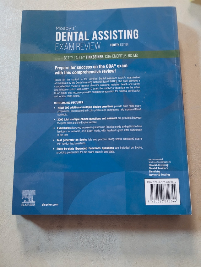 Mosby's Dental Assisting Exam Review, 4th Edition  in Textbooks in Barrie - Image 2