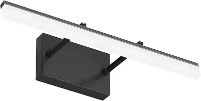 Modern Black Vanity LED Light, 19.7 inch,  Adjustable, 5500K, View more