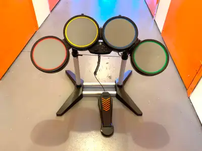 Playstation Rock Band Drums with Konami pedal - PS2 PS3, View more