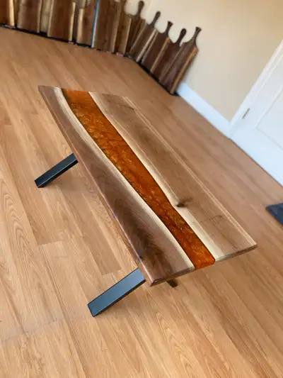 custom epoxy coffee table , View more