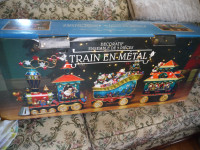 New in box.  Metal Christman Train