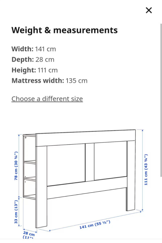 Kids Ikea Headboard and shelf in Beds & Mattresses in Sarnia - Image 3
