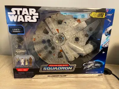 Star Wars Micro Galaxy Squadron Launch Edition Millennium Falcon, View more