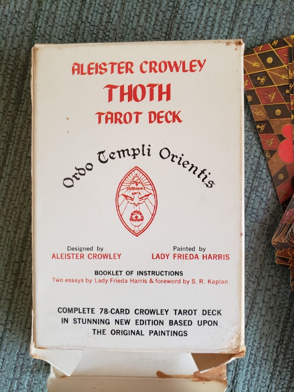 Vintage Aleister Crowley Thoth Tarot Deck, Large Size, 1978 Arts