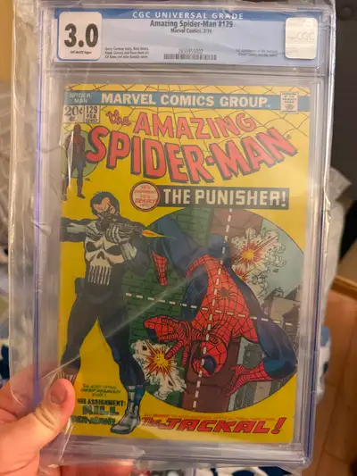 For sale is a Cgc 3.0 copy of Amazing Spider-Man 129, fresh from Cgc. The first appearance of the Pu...