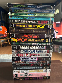Huge Selection WWE WWF WCW Wrestling DVDs Sets Booth 276 