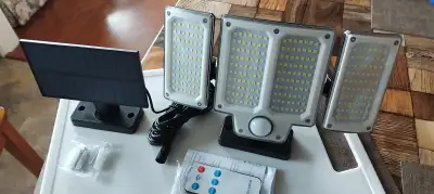 Brand  New Solar Motion Sensor Lights With Remote Control, View more