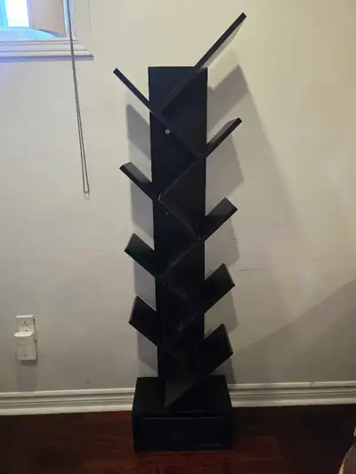 Tree Bookshelf with Storage Drawer, View more