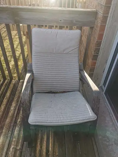 Rocking Chair - Black Wood - Pick Up Only, View more