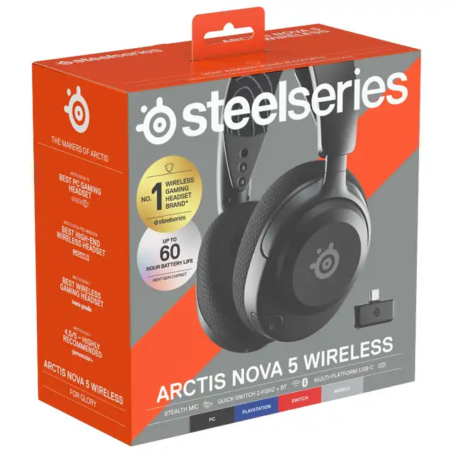 SteelSeries Nova 5X or 5P  Wireless Gaming Headset - NEW IN BOX in Sony Playstation 5 in Abbotsford - Image 2