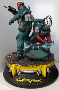 Cyberpunk 2077 Trauma team statue
