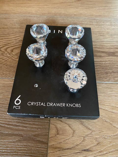 NEW 5 Crystal Drawer Knobs431543388241940481