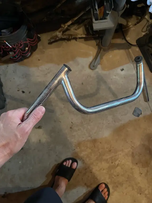 Condor Tommaselli Handlebar - Classic Chrome  in Motorcycle Parts & Accessories in Hamilton - Image 2
