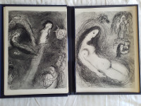 Chagall, Verve 37, 1e édition, "Dessins pour la Bible", 1960