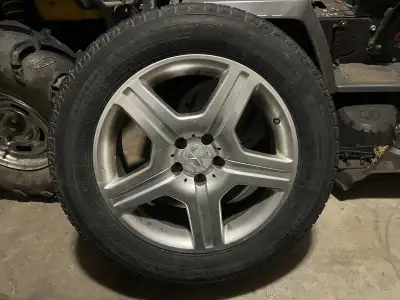 Mercedes R Class winter rims and tires 255/55 R18 Michelin Latitude X-Ice Lots of life left. Will se...