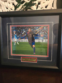 Leo Messi framed picture 